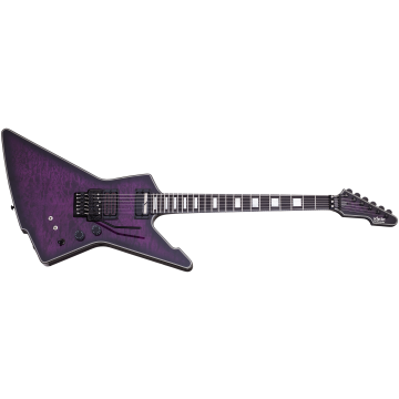 Schecter E-1 FR S Special Edition Electric Guitar in Trans Purple Burst sku number SCHECTER3071