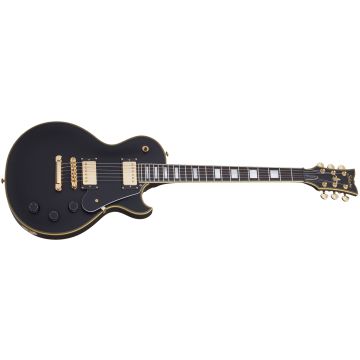 Schecter Solo-II Custom Electric Guitar Aged Black Satin sku number SCHECTER658