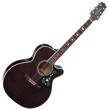 Takamine GN75CE NEX Acoustic Electric Guitar Transparent Black sku number TAKGN75CETBK