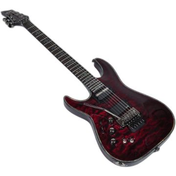 Schecter Hellraiser C-1 FR Sustainiac Left Handed Electric Guitar Black Cherry sku number SCHECTER1828