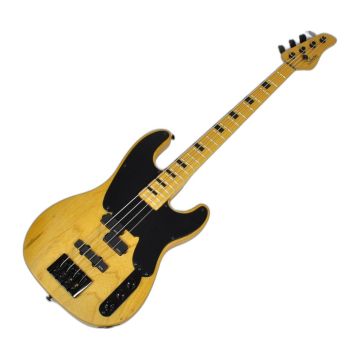 Schecter Model-T Session Electric Bass in Aged Natural Satin Finish sku number SCHECTER2848