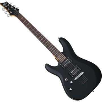 Schecter C-6 Deluxe Left-Handed Electric Guitar Satin Black sku number SCHECTER433