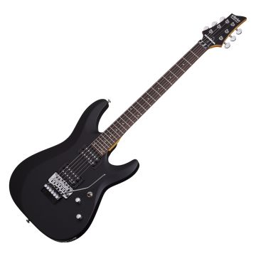 Schecter C-6 FR Deluxe Electric Guitar Satin Black sku number SCHECTER434