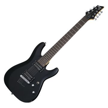 Schecter C-7 Deluxe Electric Guitar Satin Black sku number SCHECTER437