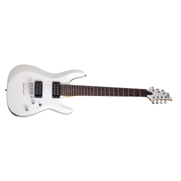 Schecter C-7 Deluxe Electric Guitar Satin White sku number SCHECTER438