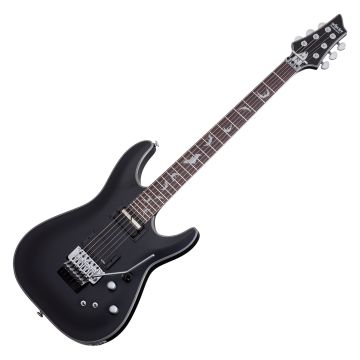 Schecter Damien Platinum-6 FR S guitar in Satin Black sku number SCHECTER1189