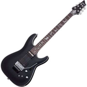 Schecter Damien Platinum-6 FR S guitar in Satin Black sku number SCHECTER1189