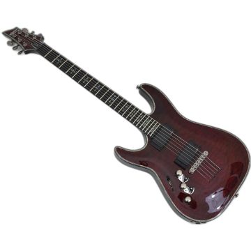 Schecter Hellraiser C-1 LH guitar in Black Cherry