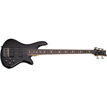 Schecter Stiletto Extreme-5 Electric Bass See-Thru Black sku number SCHECTER2504