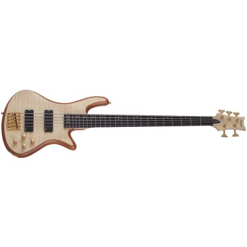 Schecter Stiletto Custom-5 Electric Bass Gloss Natural sku number SCHECTER2541