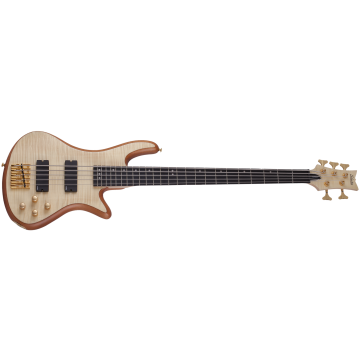 Schecter Stiletto Custom-5 Electric Bass Gloss Natural sku number SCHECTER2541