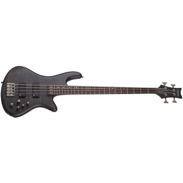 Schecter Stiletto Studio-4 Electric Bass See-Thru Black Satin sku number SCHECTER2711