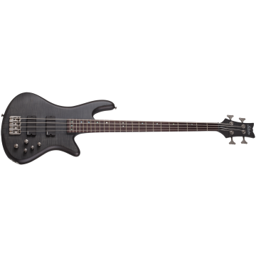 Schecter Stiletto Studio-4 Electric Bass See-Thru Black Satin sku number SCHECTER2711