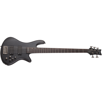Schecter Stiletto Studio-5 Electric Bass See-Thru Black Satin sku number SCHECTER2721