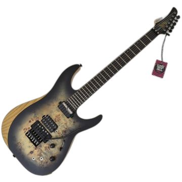 Schecter Reaper-6 FR S Electric Guitar in Satin Charcoal Burst sku number SCHECTER1506