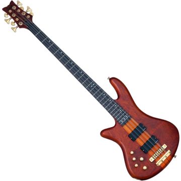Schecter Stiletto Studio-8 LH guitar in Honey Satin sku number SCHECTER2741