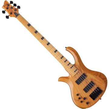 Schecter Session Riot-5 Left-Handed Electric Bass in Aged Natural Finish sku number SCHECTER2857