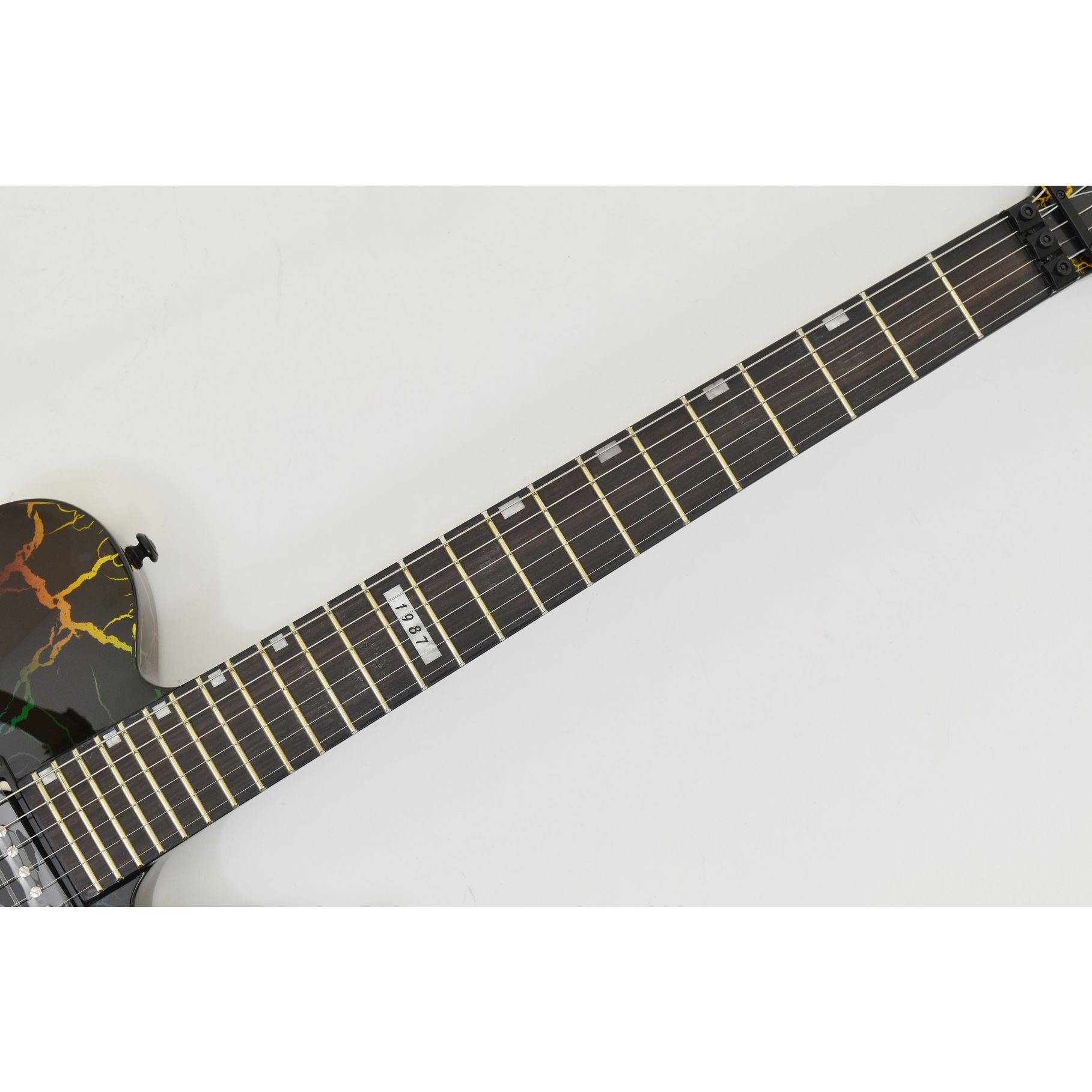 ESP LTD Eclipse 87 Guitar in Rainbow Crackle Finish B-Stock
