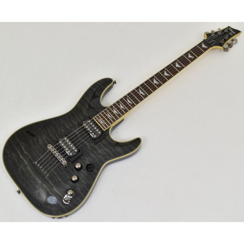 Schecter Omen Extreme-6 Guitar in See-Thru Black B-Stock