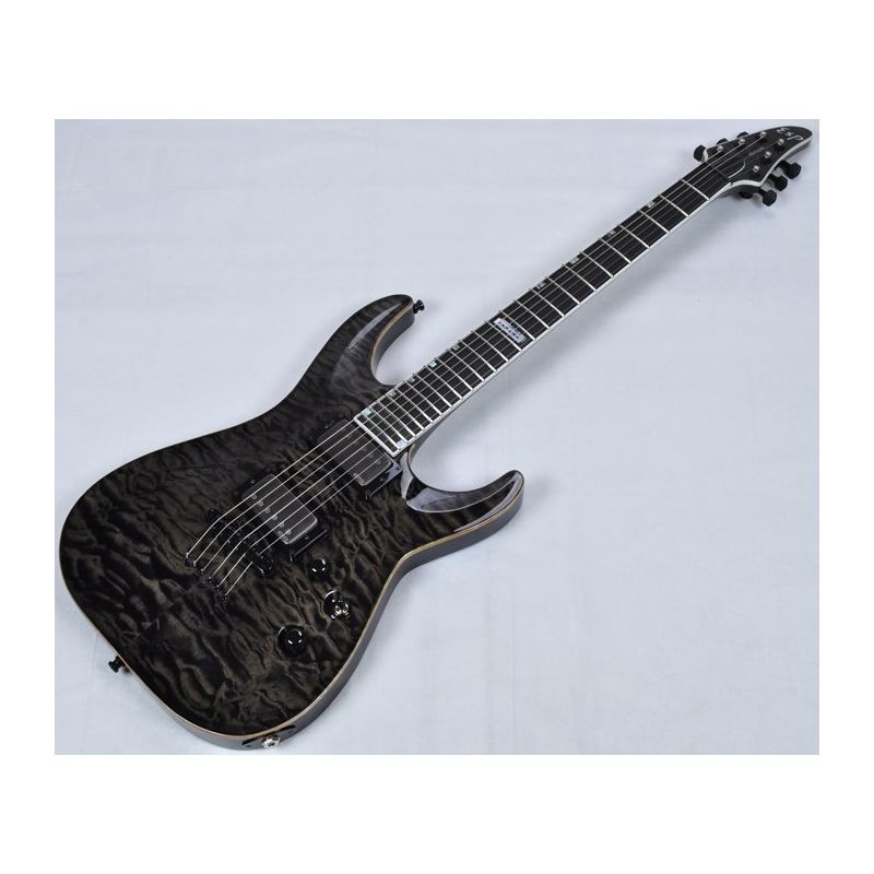 ESP USA Horizon Electric Guitar in See Thru Black EMG