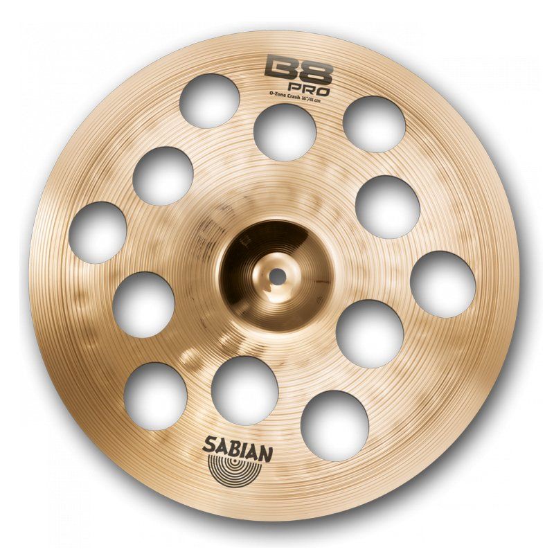 Sabian 16 Inch B8 Pro O-Zone Crash Cymbal - 31600B