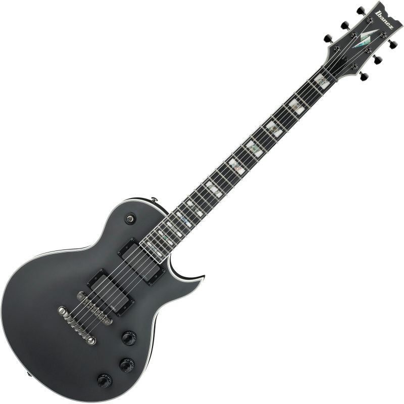 DISC Ibanez RGIR30BE Iron Label, Black Flat at Gear4music