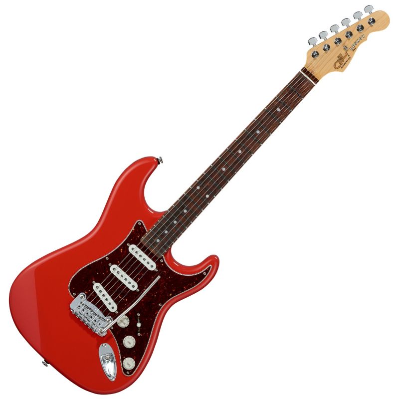 G&L Legacy USA Fullerton Deluxe in Fullerton Red