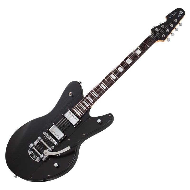 1986 Schecter Stratocaster Black > Guitars Electric Solid