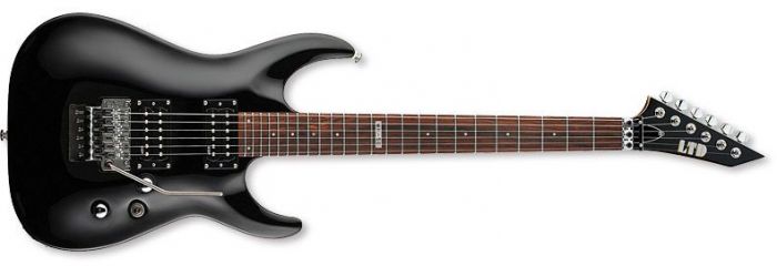 ESP LTD MH-50 TREM Guitar in Black B-Stock sku number LMH50TREMBLK.B