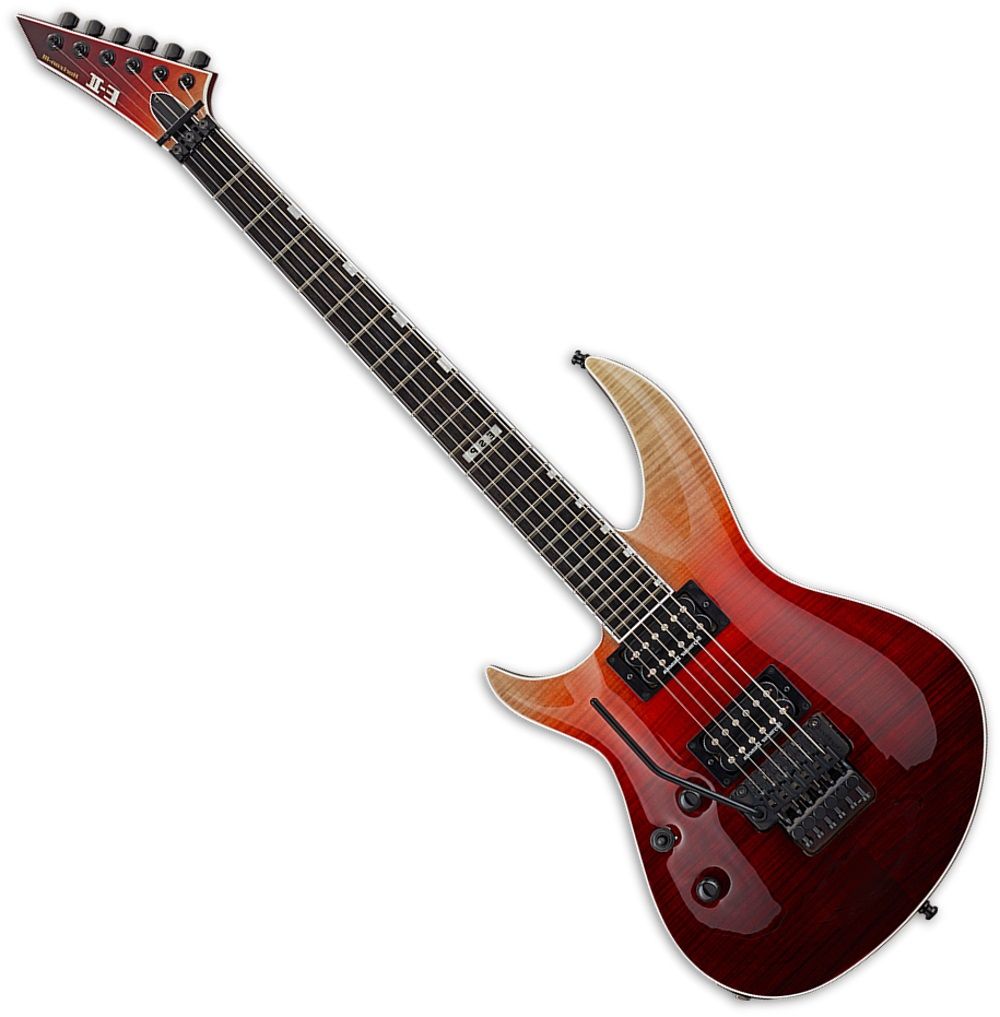 ESP E-II Horizon-III FR Black Cherry Fade Electric Guitar