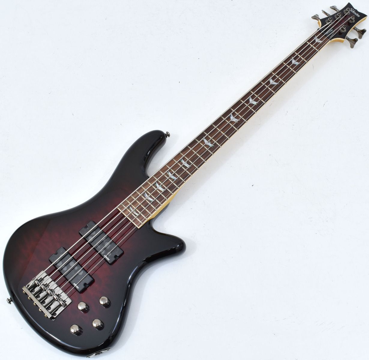 Schecter Stiletto Extreme5 Electric Bass Black Cherry BStock 0360