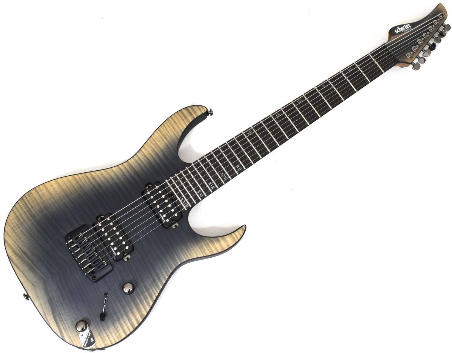 Schecter Banshee Mach-7 7 String Electric Guitar Fallout Burst