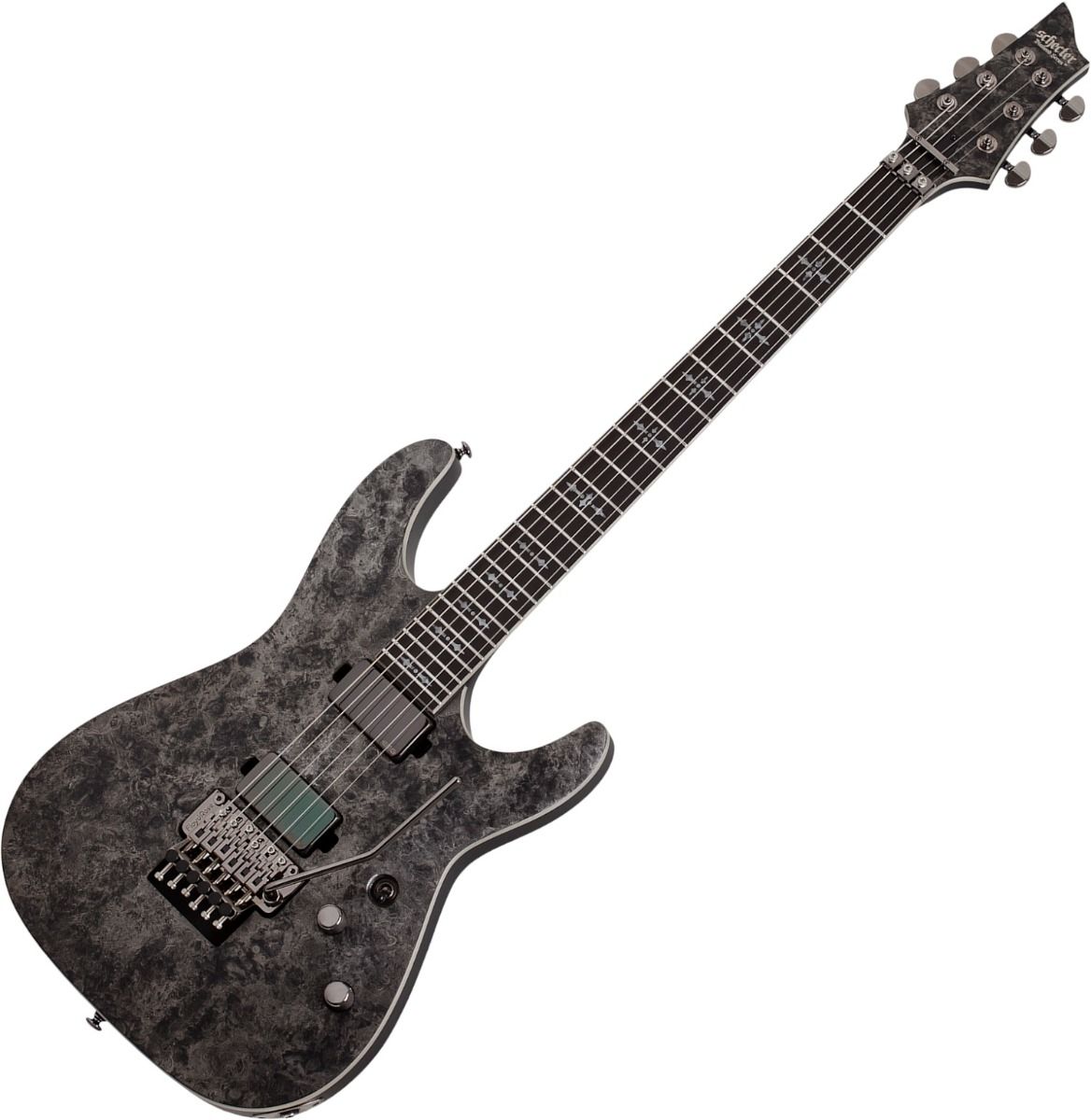 Schecter C-1 Ernie C Electric Guitar Black Reign - 911
