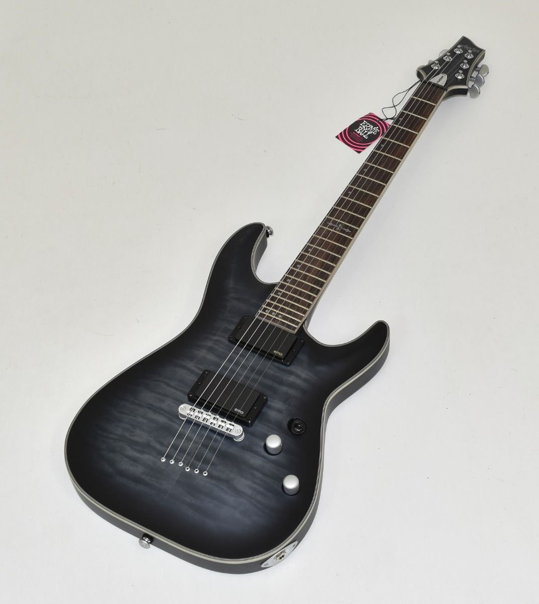 Schecter C-1 Platinum Guitar See Through Black Satin B-Stock