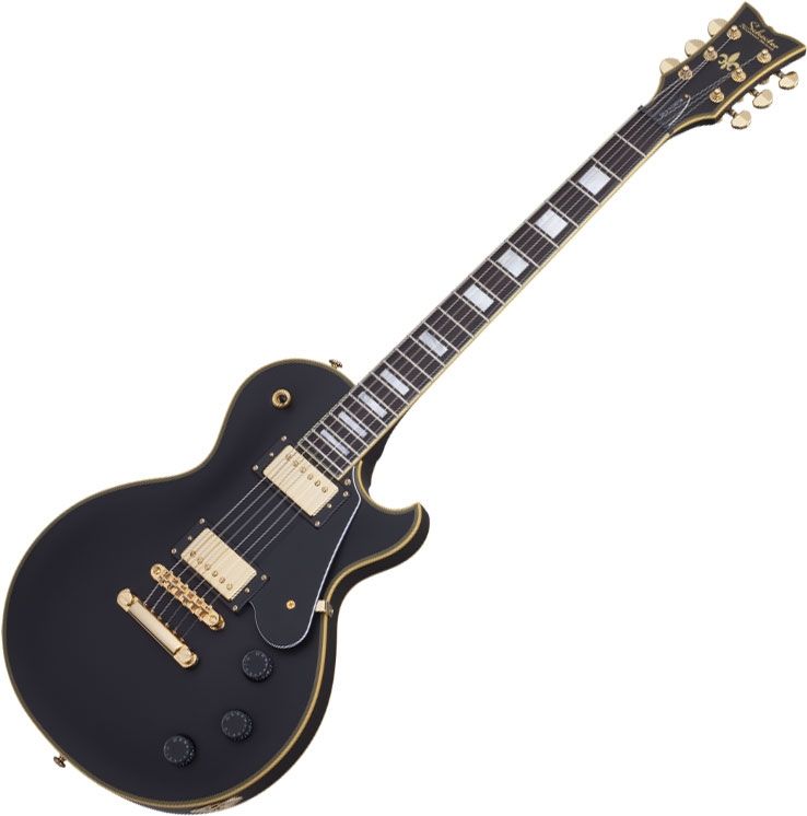 最新作の Schecter Solo-II Custom Electric Guitar Aged Black Satin ギター