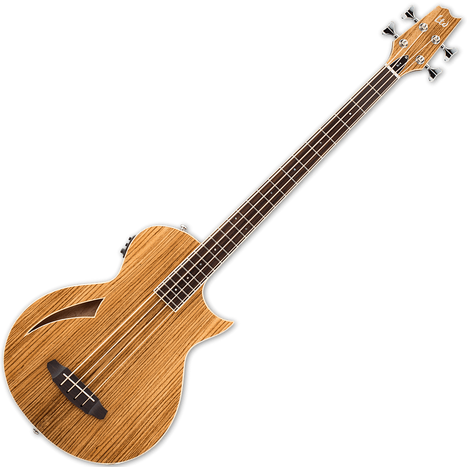 KIB Electric Bass Guitar 44 Inch Basswood 4 String for