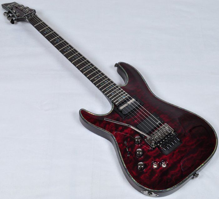 Schecter Hellraiser C 1 Fr Sustainiac Left Handed Electric Guitar Blac