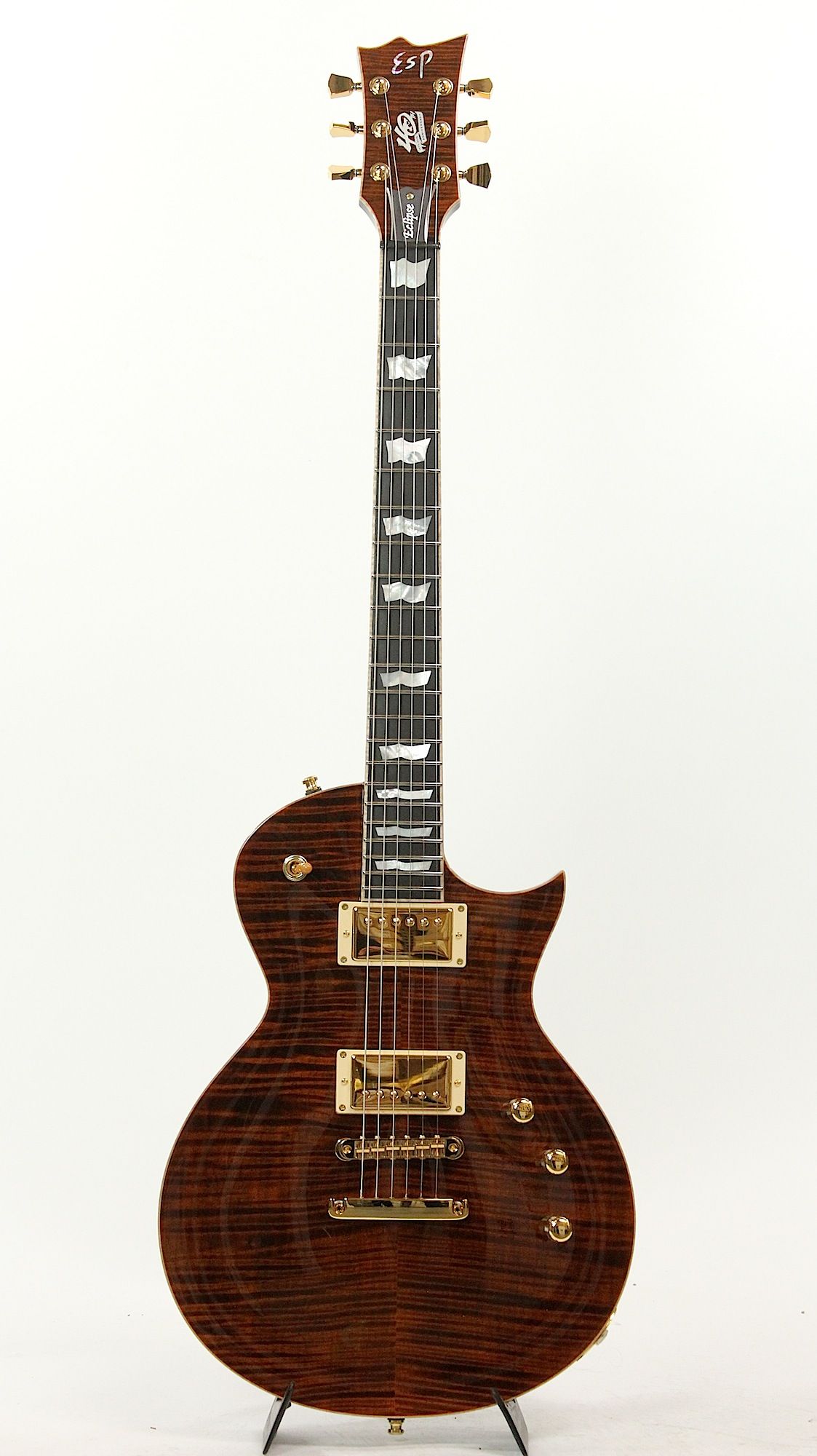 ESP ECLIPSE 40TH TE 2015 Tiger Eye Electric Guitar #27/40