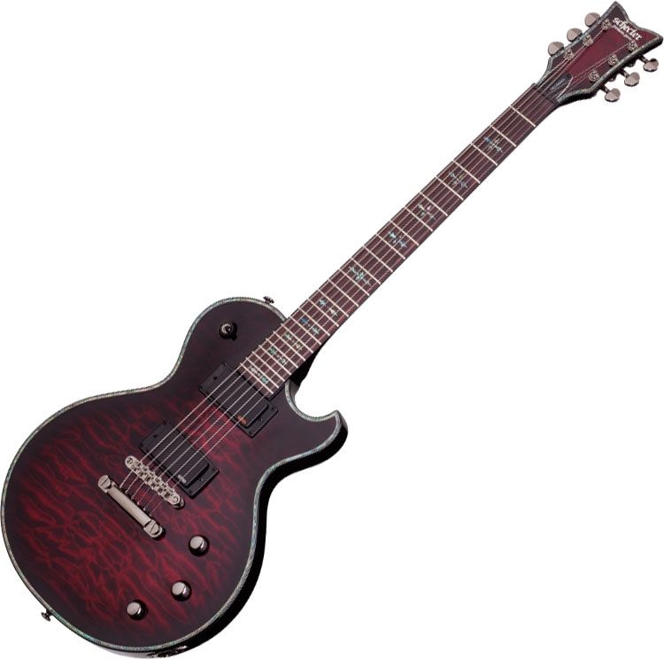 SCHECTER HELLRAISER SOLOⅡ レスポールカスタム　ブラック Solo-II Custom