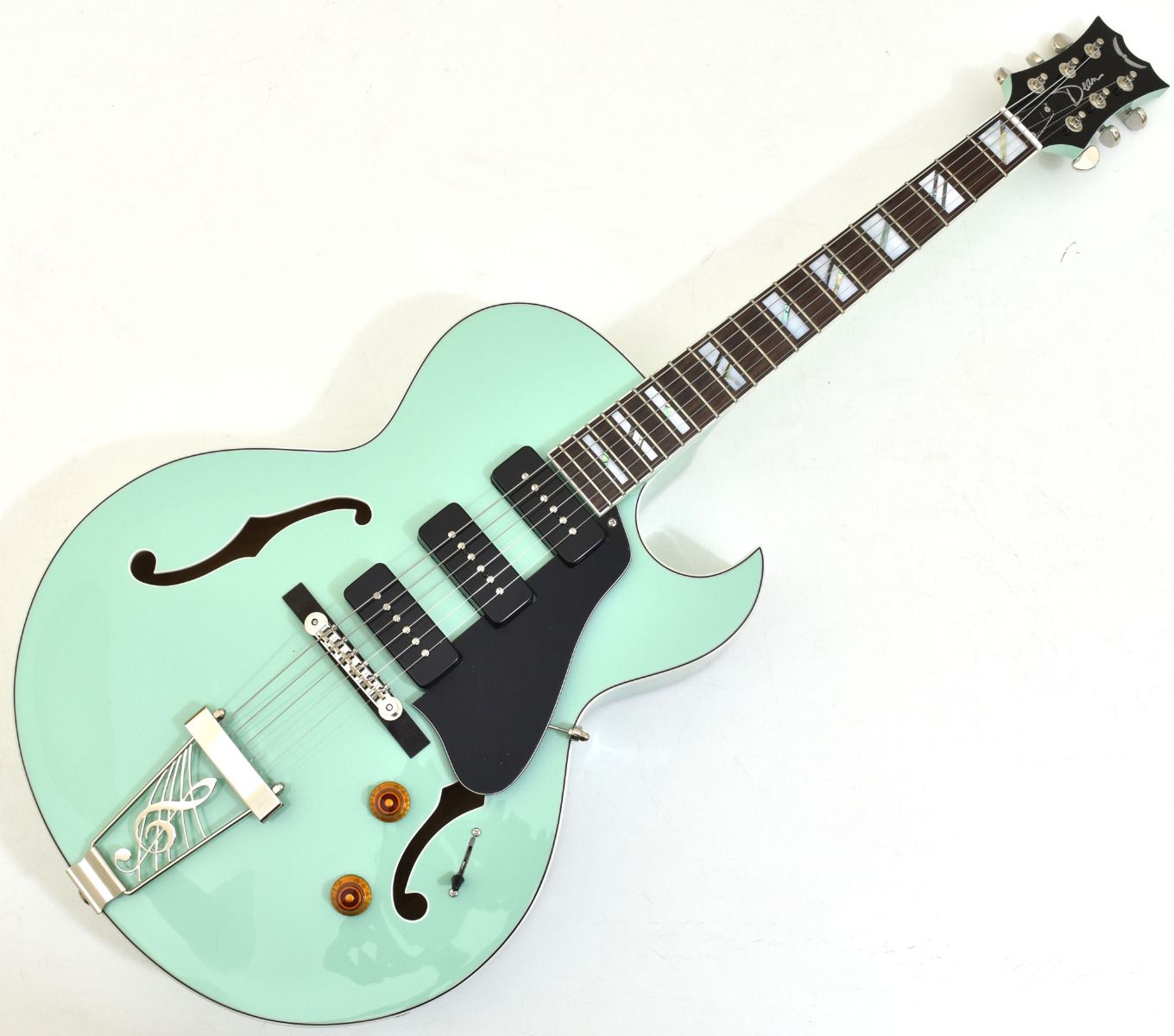 Dean Palomino Hollow Body Electric Guitar Sea Green Palomino Sg St