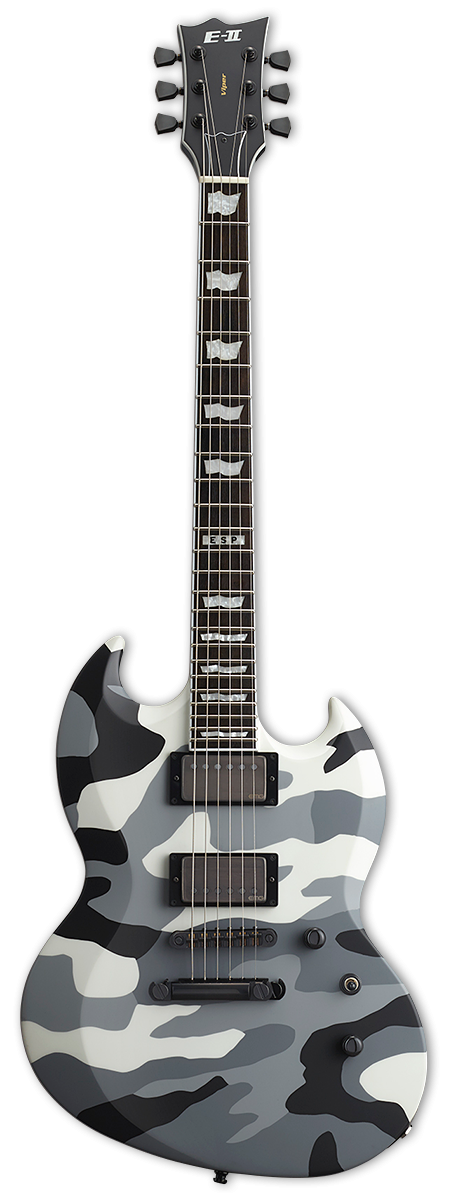 ESP E-II Viper Urban Camo Electric Guitar w/Case