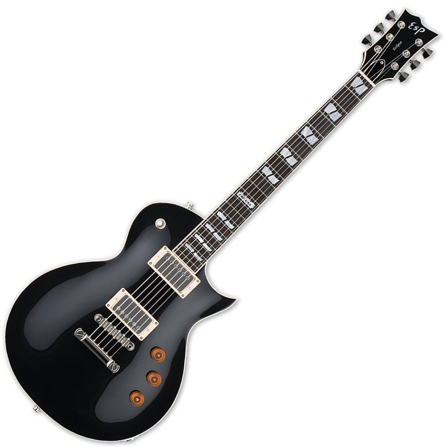 【返品?交換対象商品】 USA ESP Eclipse Black Sapphire in Guitar Electric EMG ギター