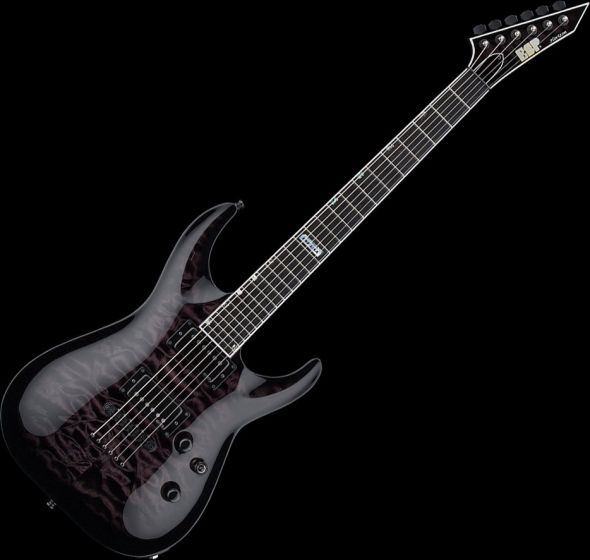 ESP USA Horizon-II Electric Guitar in See Thru Black Sunburst EMG sku number EUSHORIISTBLKSBE
