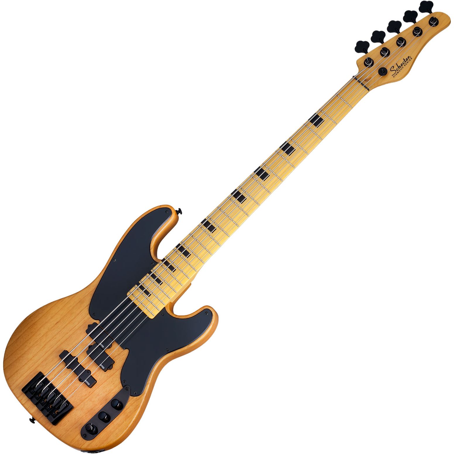 Bass　Electric　Session-5　Natural　Schecter　Satin　Model-T　Aged
