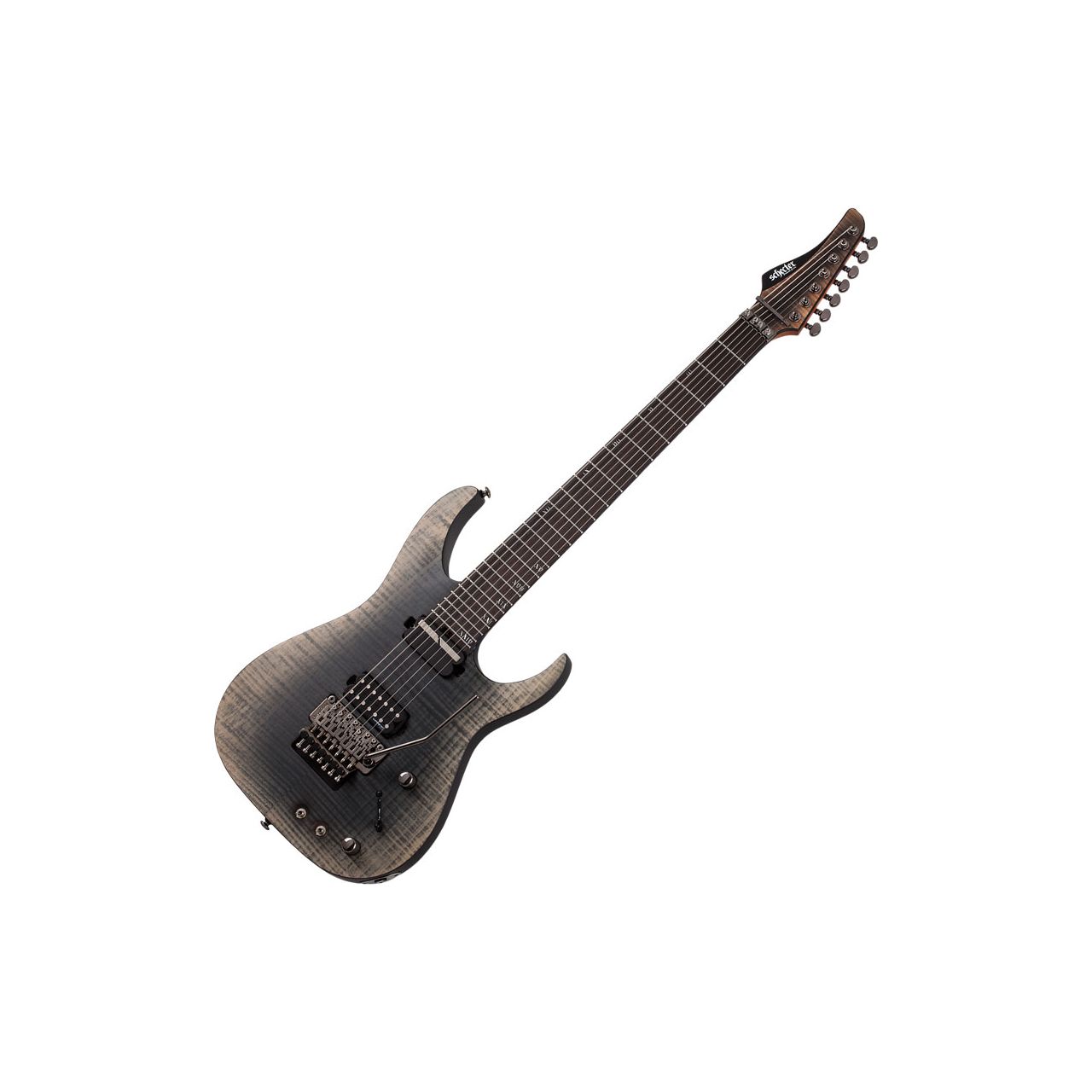 ギター Schecter Banshee Elite 7 FR Sustainiac Schecter Banshee Mach-7 FR S 7 String Electric Guitar Fallout Burst