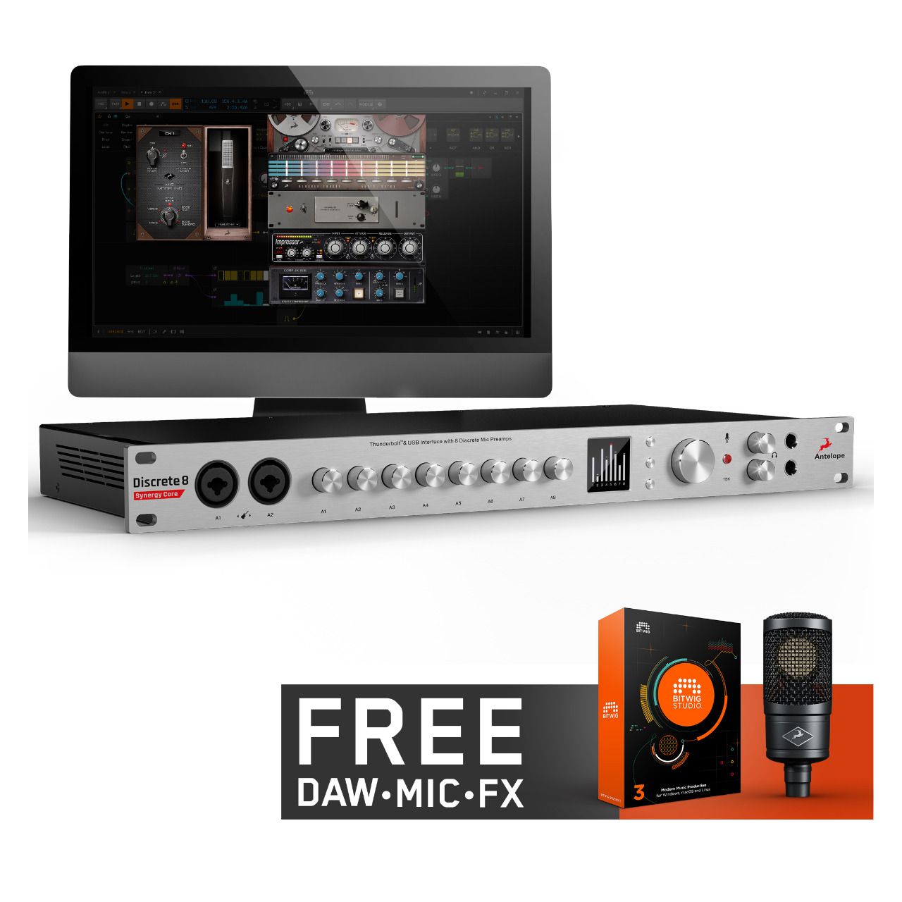 Antelope Audio Discrete 8 Synergy Core Audio Interface