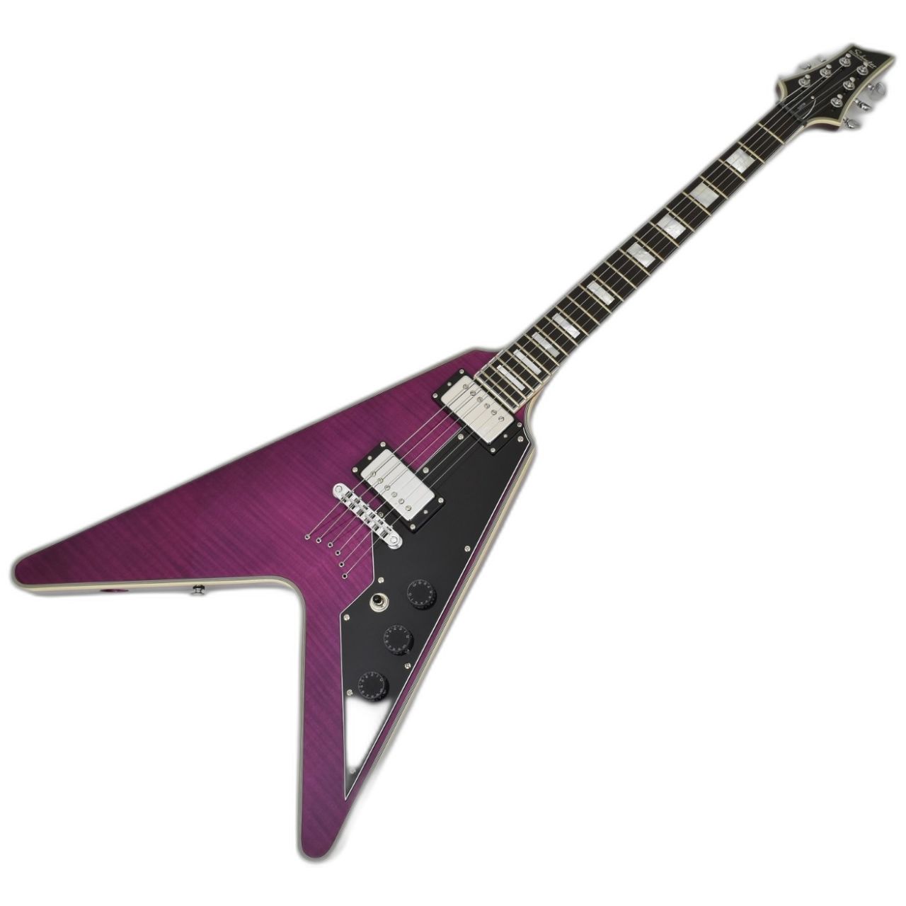 Schecter V-1 Custom Trans Purple | Studio Gears
