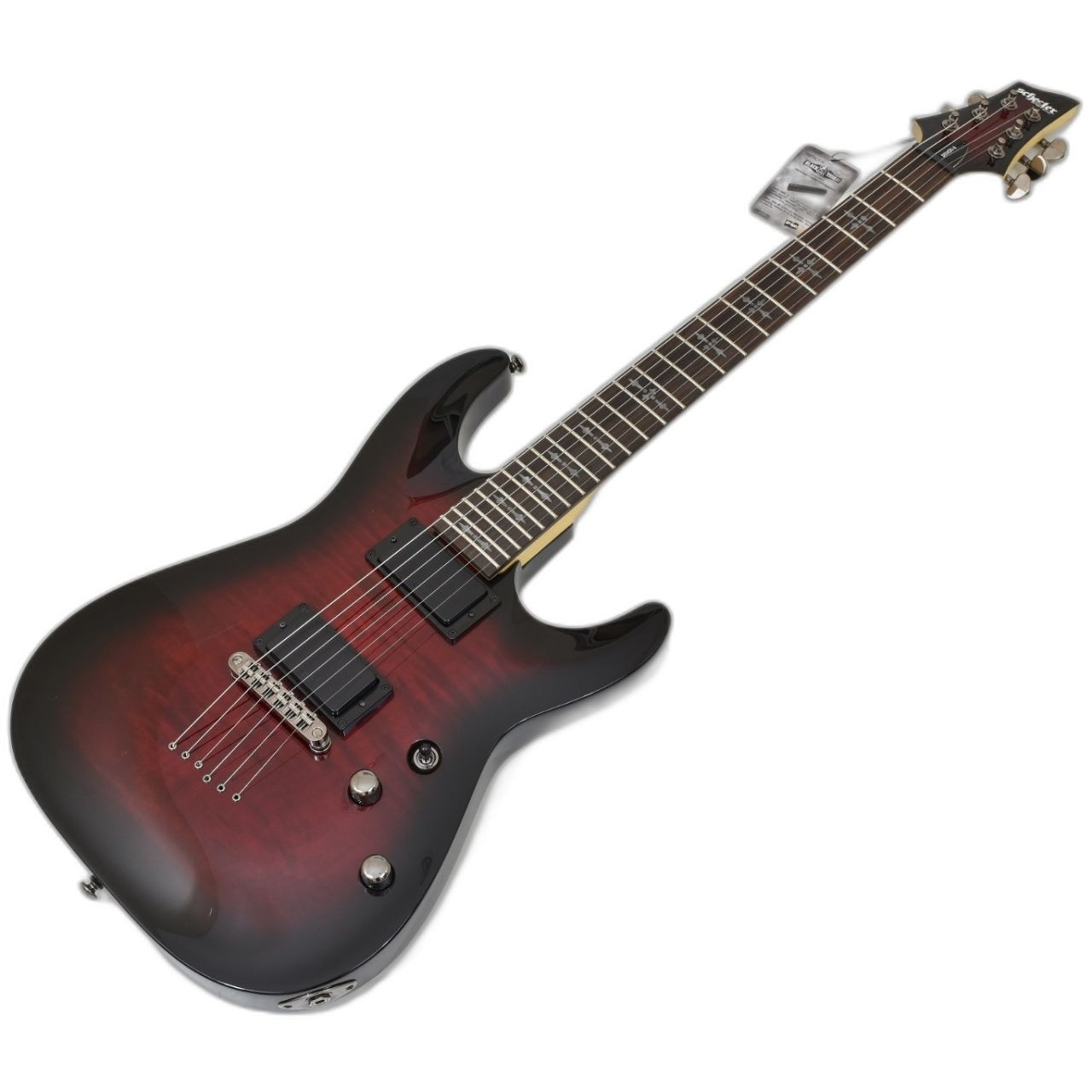 Schecter Demon-6 Crimson Red | Studio Gears