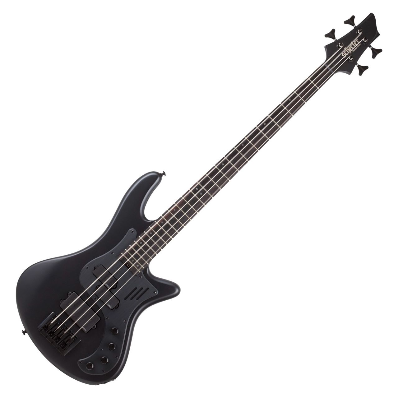 Schecter Stiletto-4 Stealth Pro bass in Satin Black - 2270 | Studio Ge