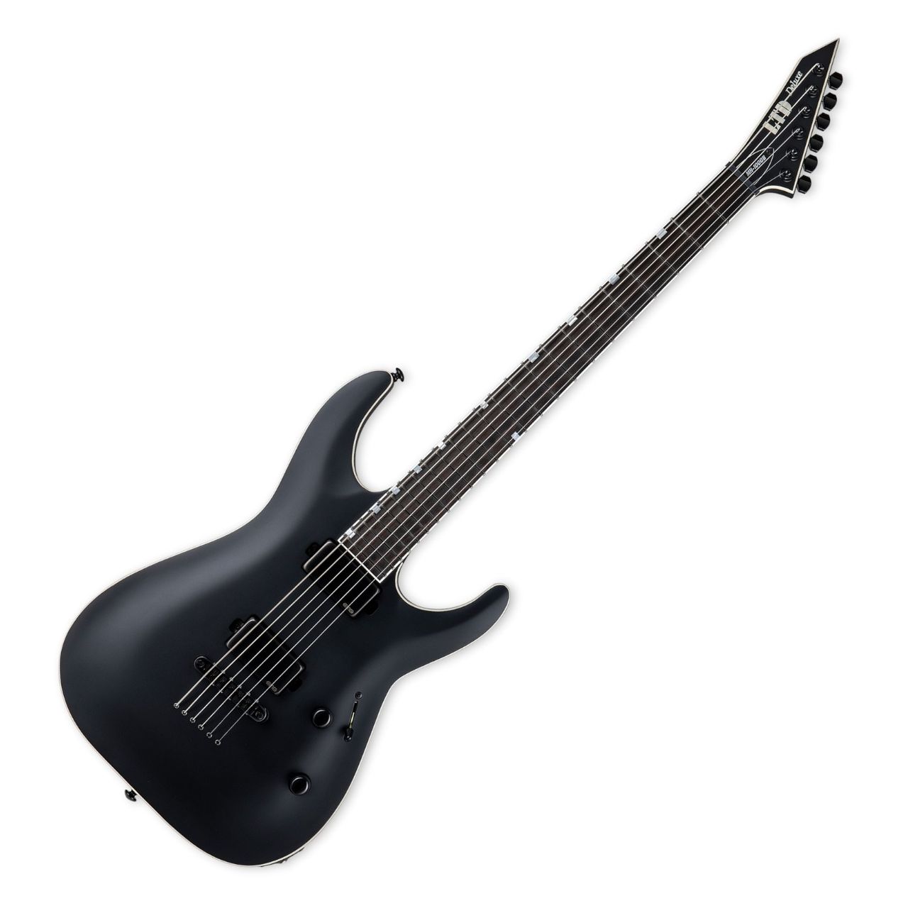 ESP LTD M-1000B Baritone Guitar Black Satin - LMH1000BBLKS | Studio Ge